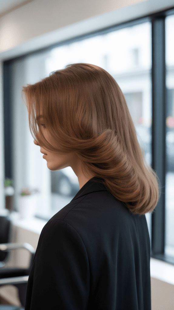 V-Cut with Ombre Color Transition