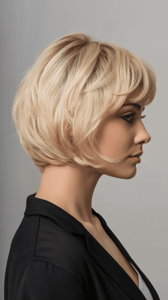 The Stacked Bob with Short Nape