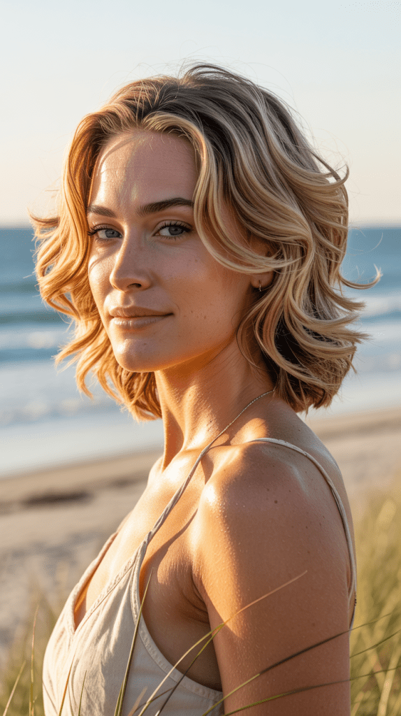 Golden Blonde Highlights