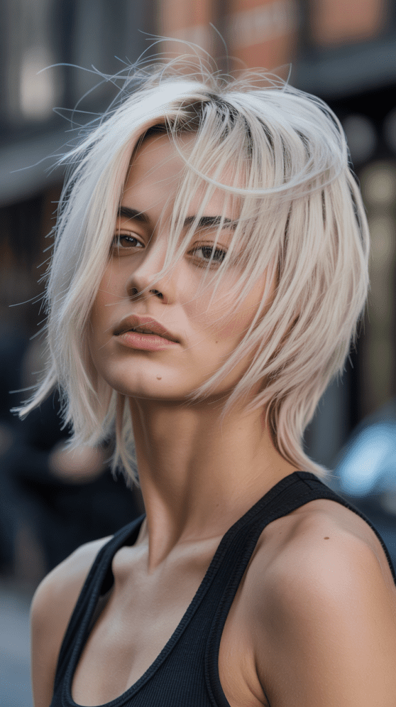 The Piece-y Razor-Cut Bob