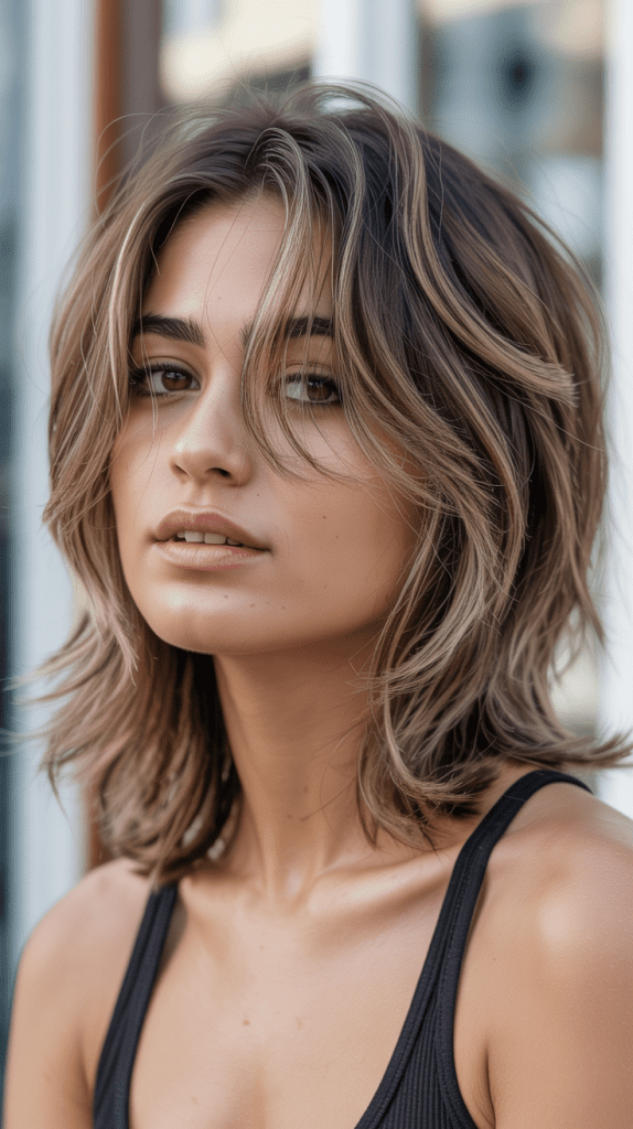 Textured Razor-Cut Layers