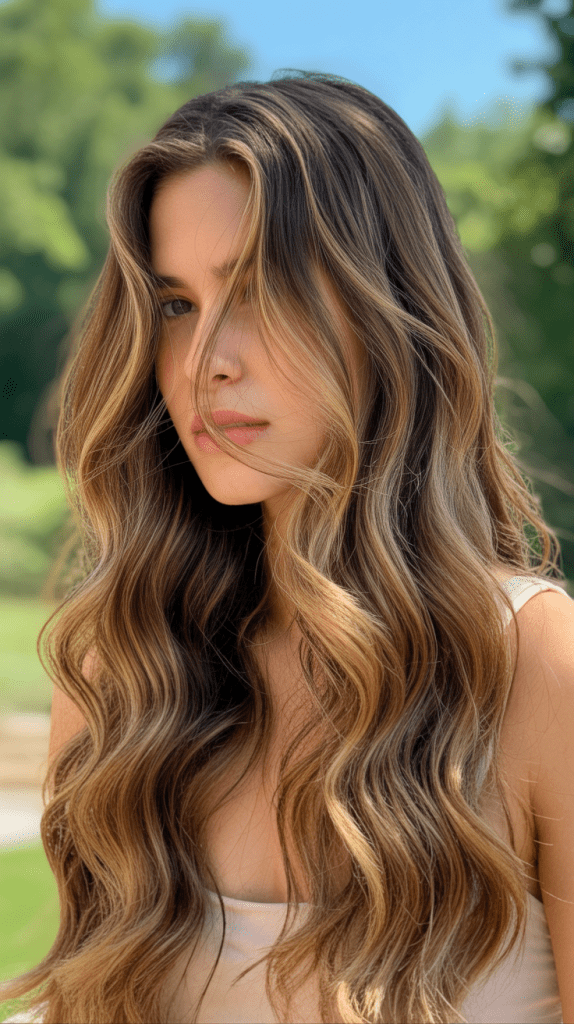Caramel Highlights for Light Brown Hair