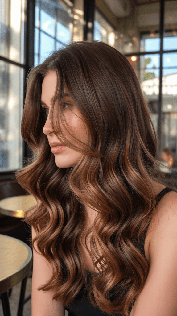 Caramel Highlights with Chocolate Brown Base