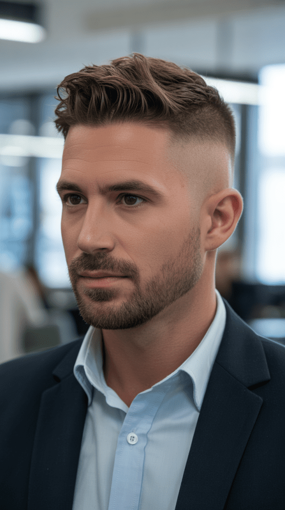 The Low Fade with Textured Top