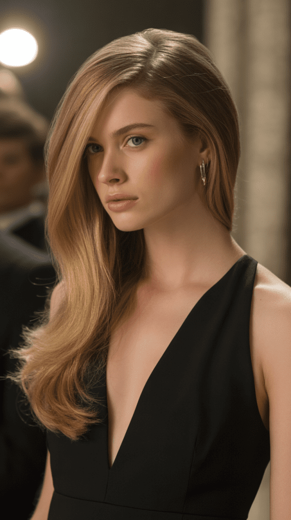 V-Cut with Side Swept Style