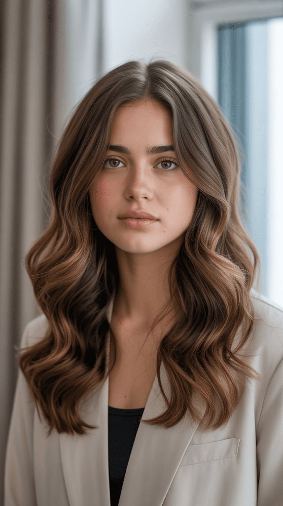 Caramel Highlights for Medium Brown Hair