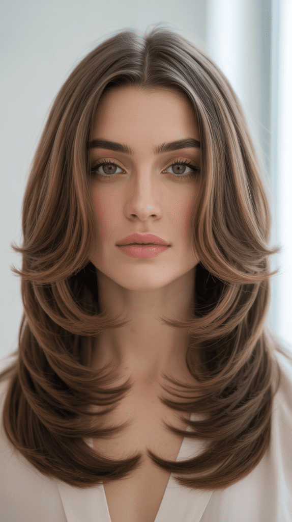 U-Shape Layers for Oval Faces