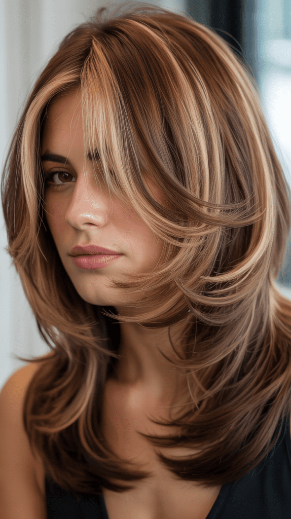 Layered Cut with Highlights and Lowlights