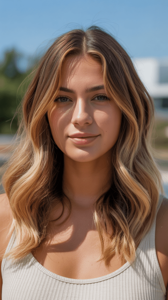 Bright Blonde Lowlights for Summer