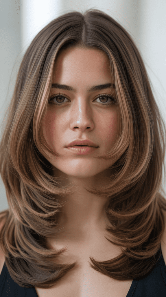 U-Shape Layers for Round Faces