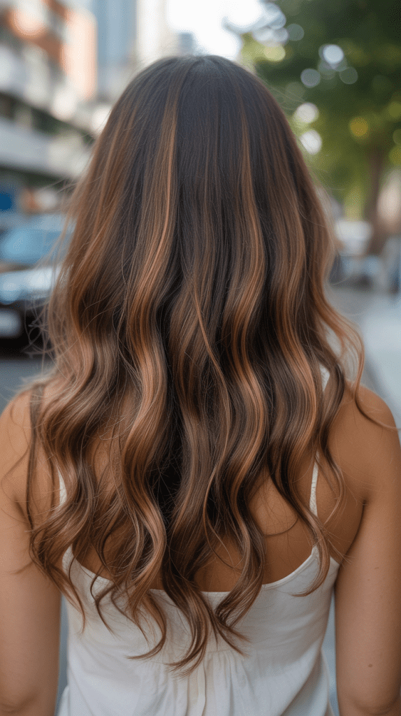Scattered Caramel Highlights