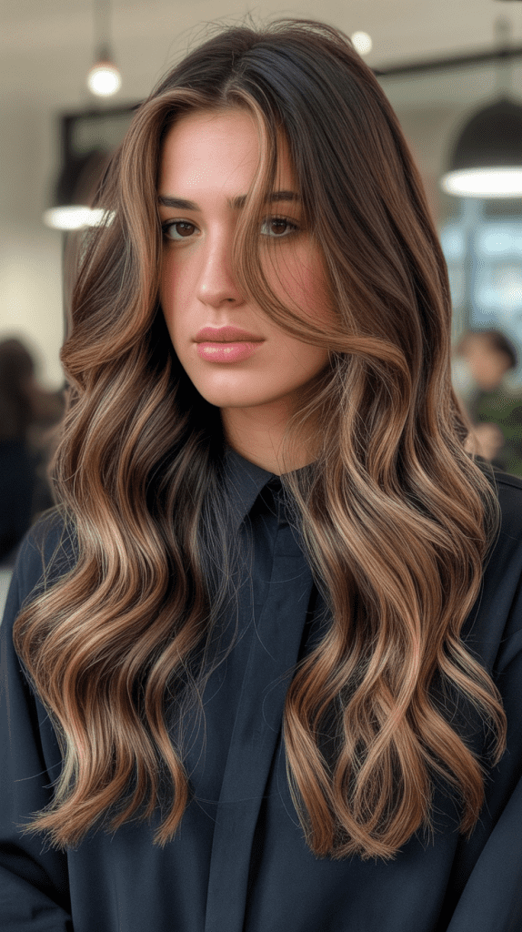 Caramel Money Piece Highlights