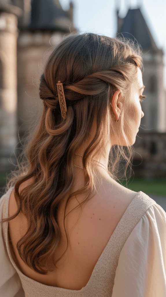 Half-Up Renaissance Twist