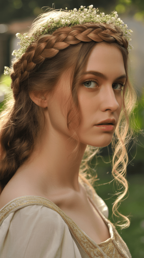 Braided Crown Updo