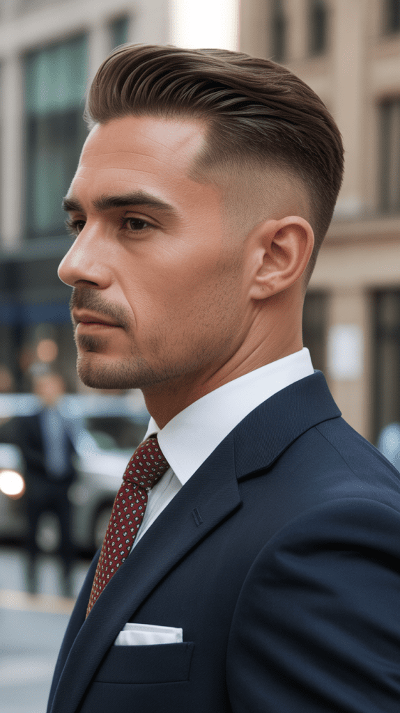 The Taper Fade Comb Over