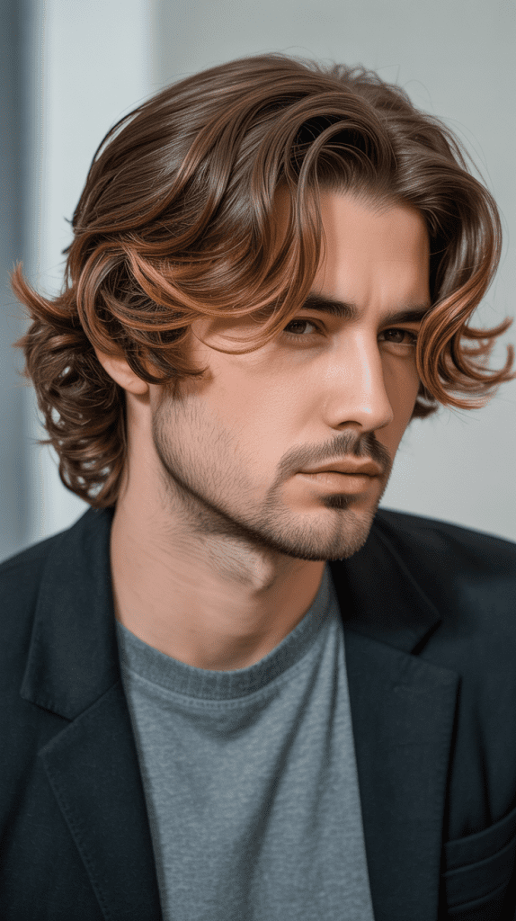 Caramel Highlights for Thick Brown Hair