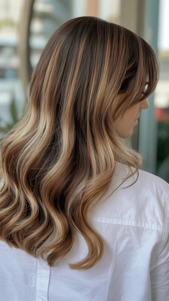 Root Shadow with Blonde Lowlights