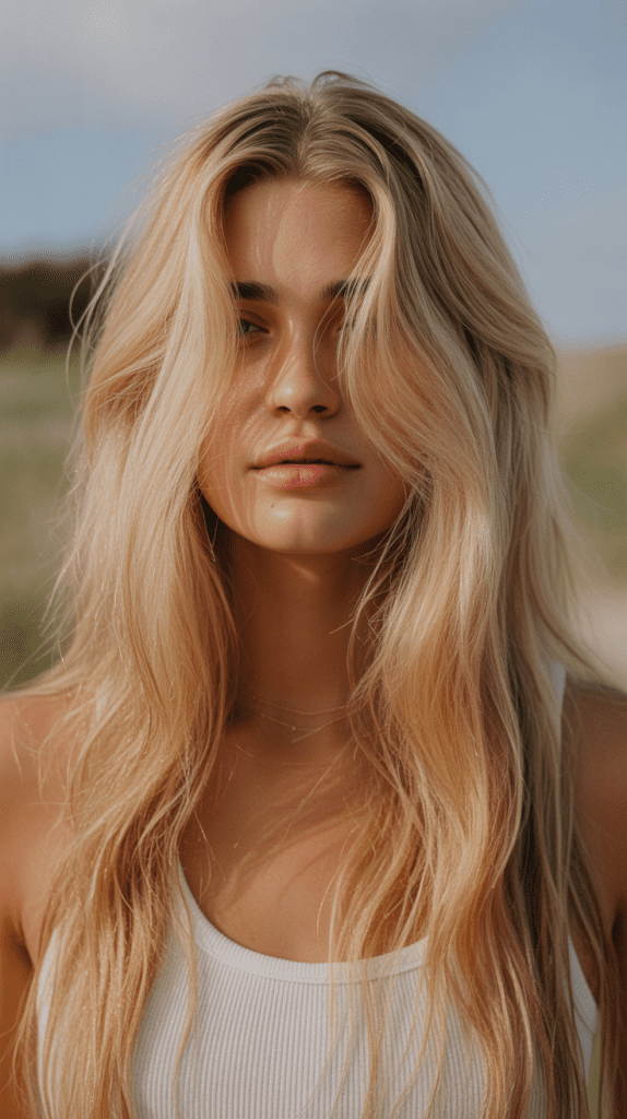 Lived-In Blonde Layers