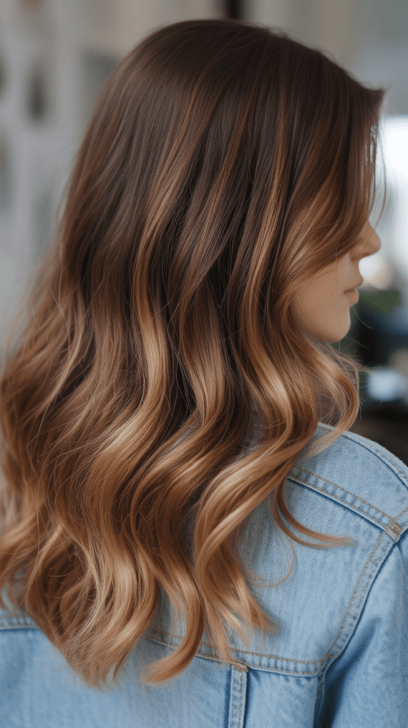 Caramel Shadow Root Technique