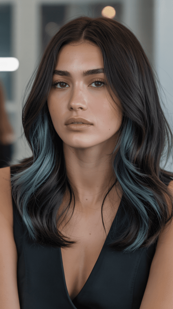 Jet Black with Blue-Black Lowlights