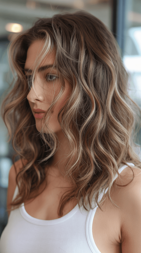 Textured Waves with Blonde Dimension