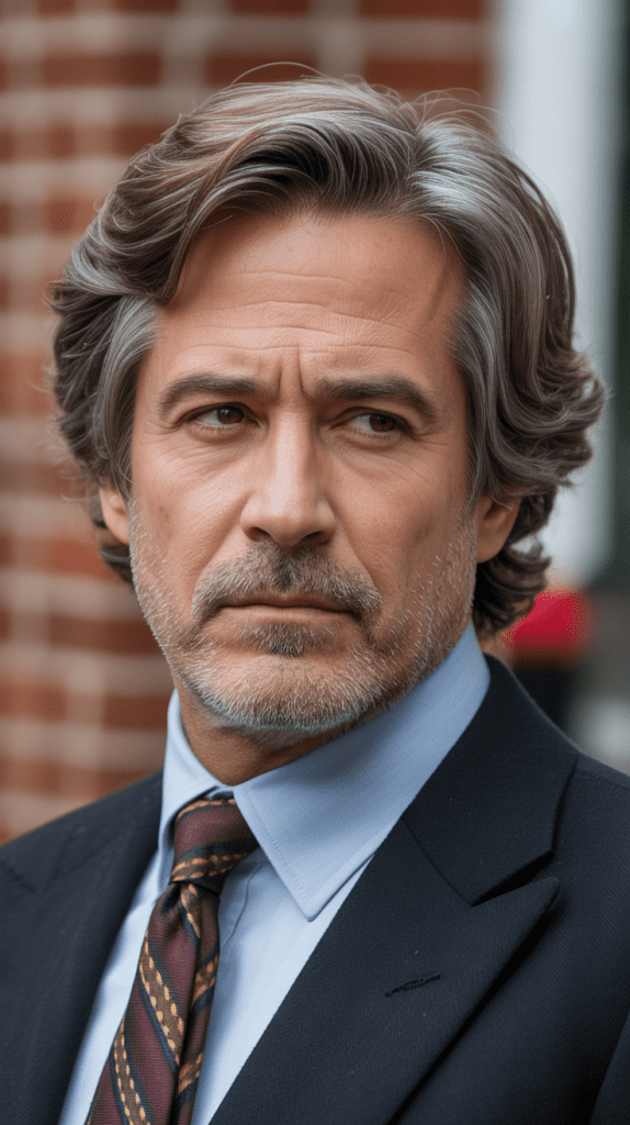 Caramel Highlights for Aging/Gray Hair