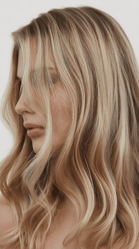 Nude Blonde with Greige Lowlights