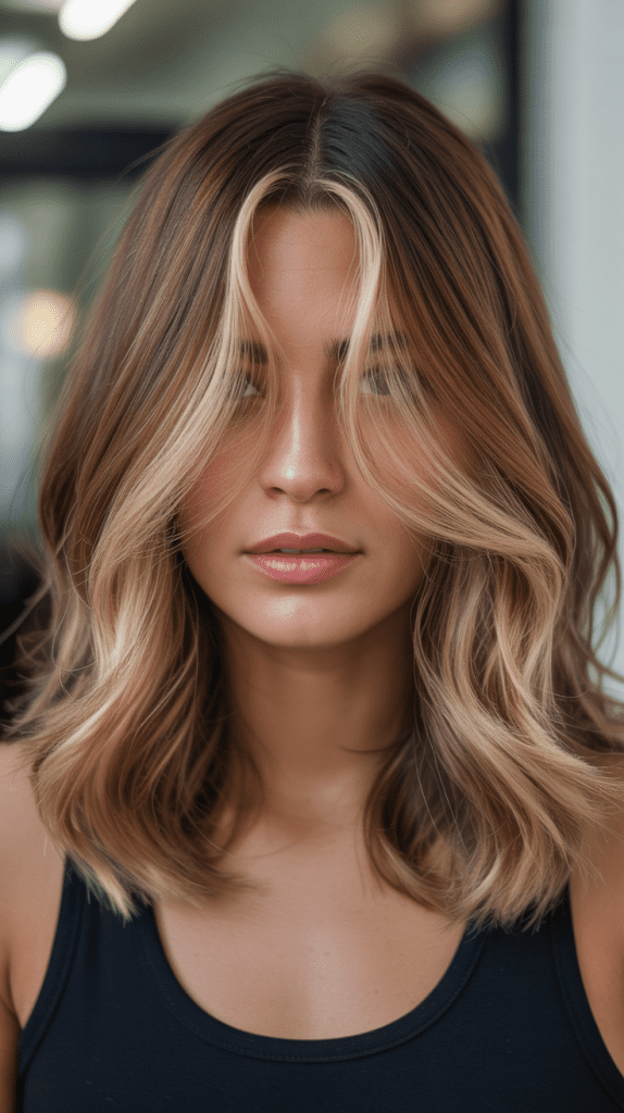 Strategic Front-Heavy Blonde Placement