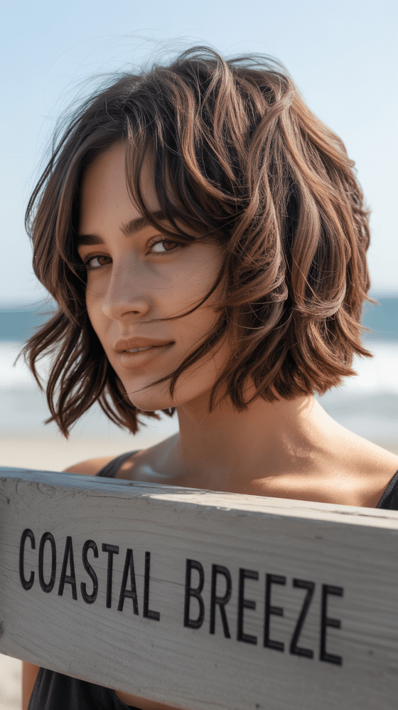 The Layered Shaggy Bob