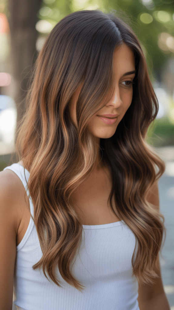 Caramel Balayage Waves