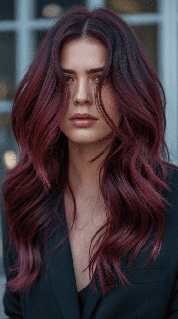 Burgundy Ombre