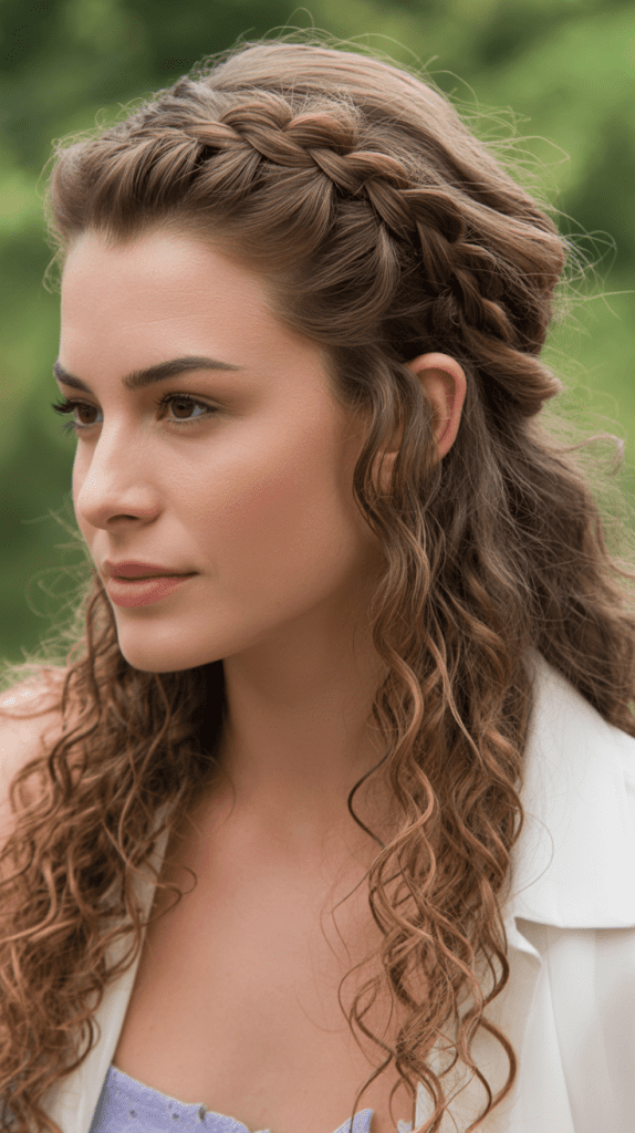 Braided Half Up Half Down