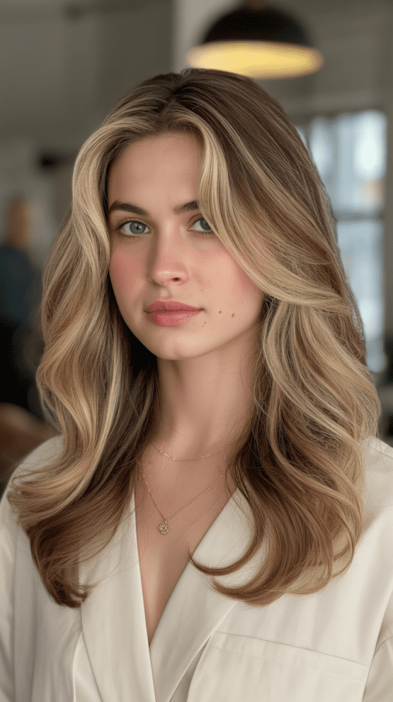 Buttery Blonde with Toffee Lowlights