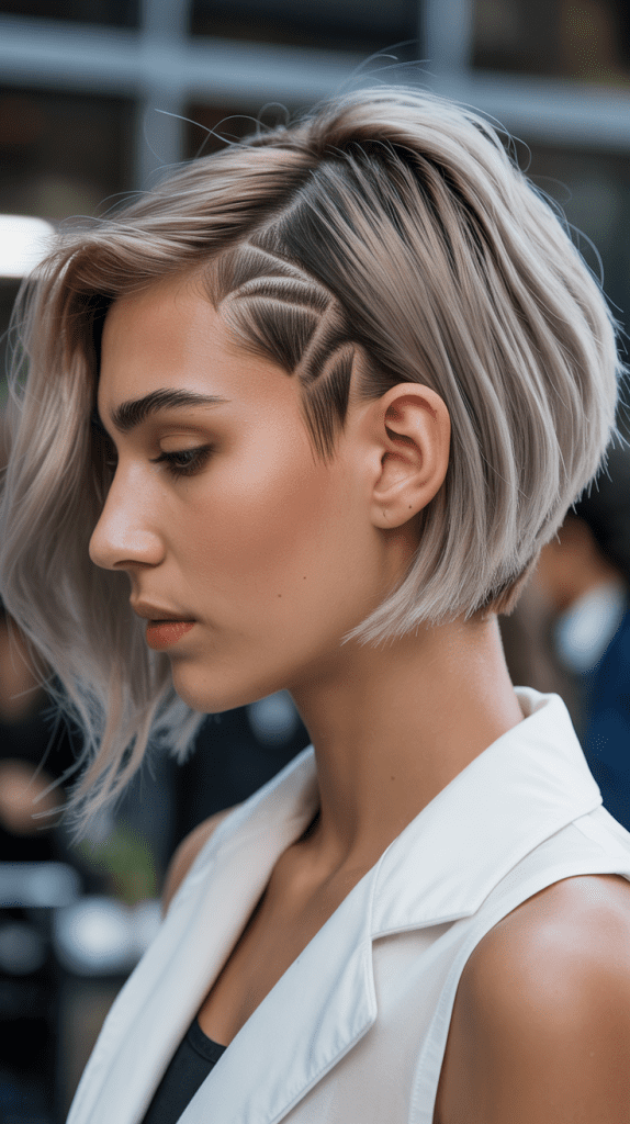 The Precision Bob with Undercut Design