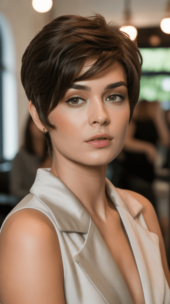 The Voluminous Crown Pixie