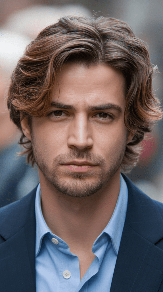 Face-Framing Caramel Highlights