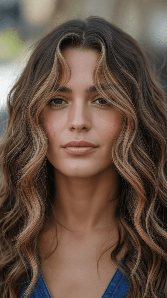 Face-Framing Caramel Pieces