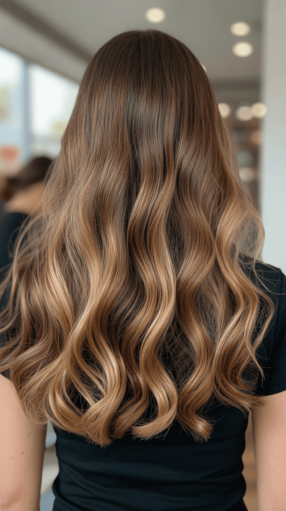 Balayage-Style Blonde Lowlights