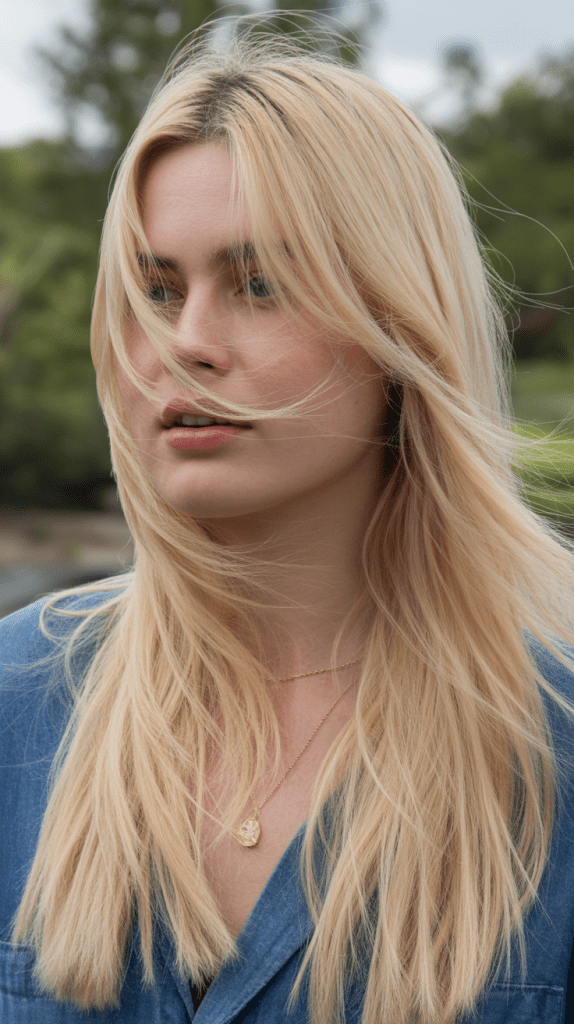 Feathered Blonde Layers