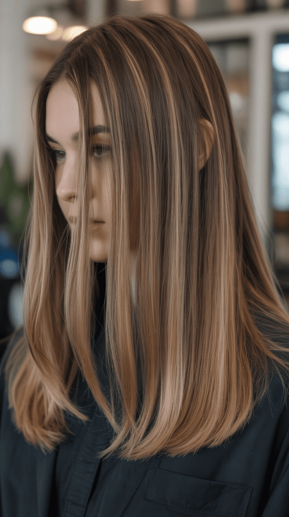Chunky Blonde Lowlights for Bold Dimension
