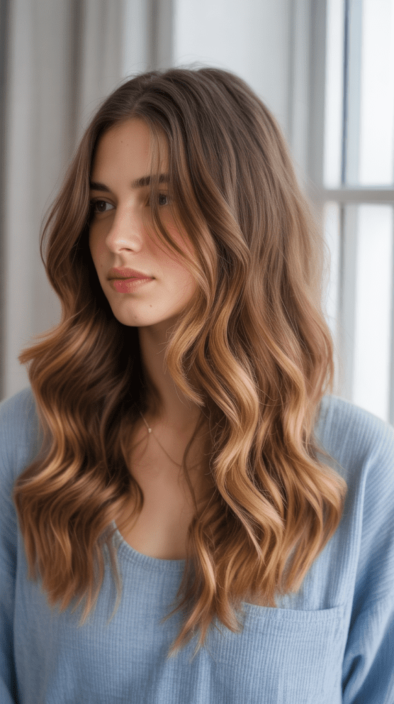 Honey-Caramel Blonde Transition