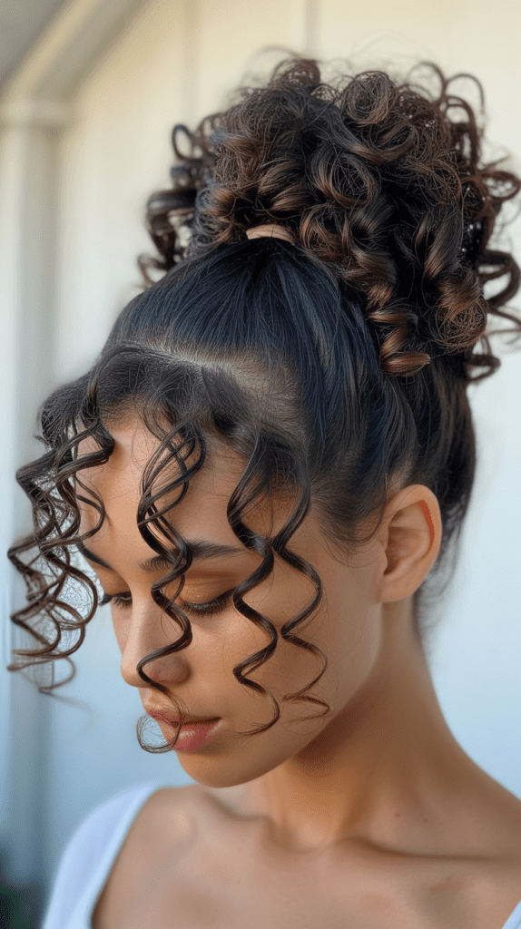 Pineapple Updo