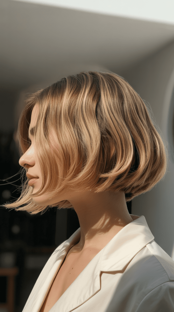 The Rounded Bob with Curved Layers