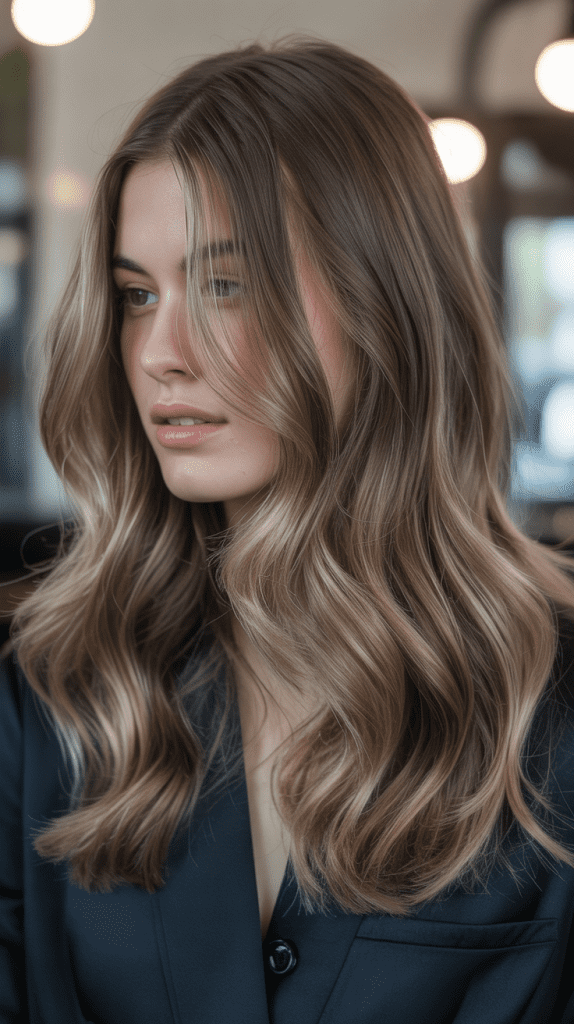 Ash Blonde Lowlights for Cool Undertones