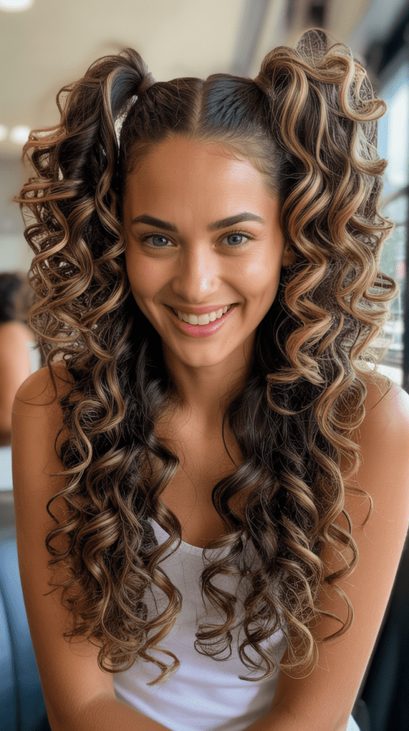 Curly Pigtails