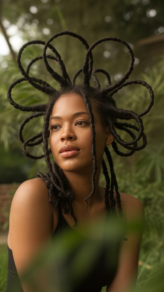 26. Flower Crown Style