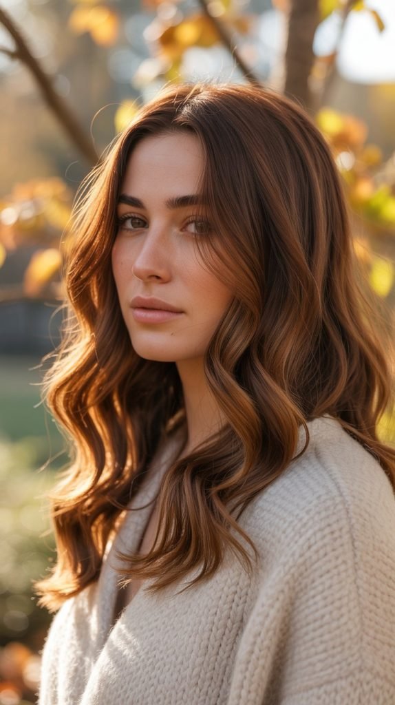 2. Cinnamon Spice Balayage