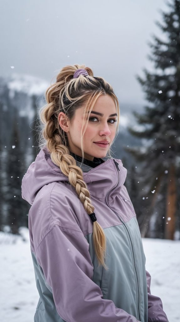 21. Waterfall Braid to Ponytail