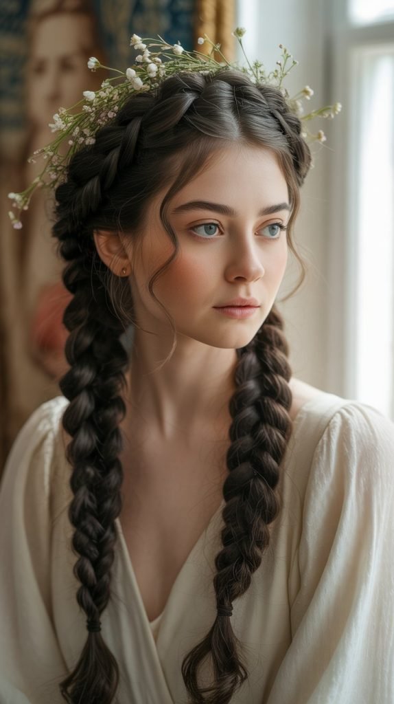 The Double Braid Crown