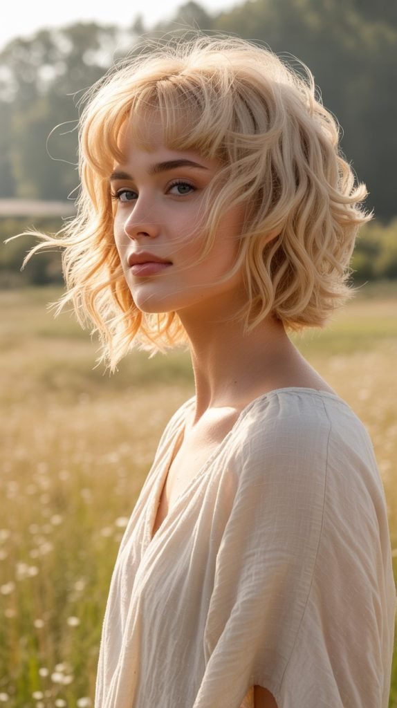 Boho Butterfly Cut with Loose Waves